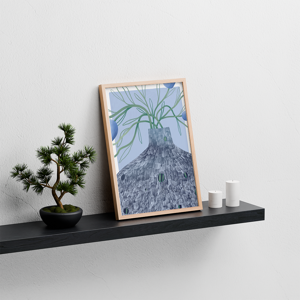 Big Blue Vase - Limited Print