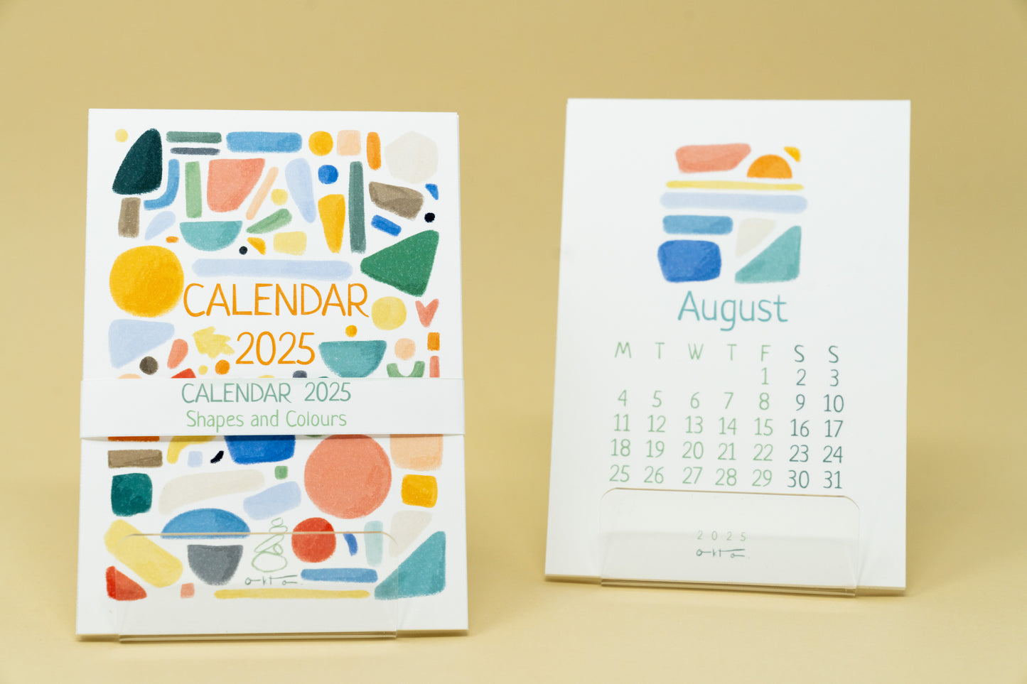 2025 Shapes and Colors Calendar