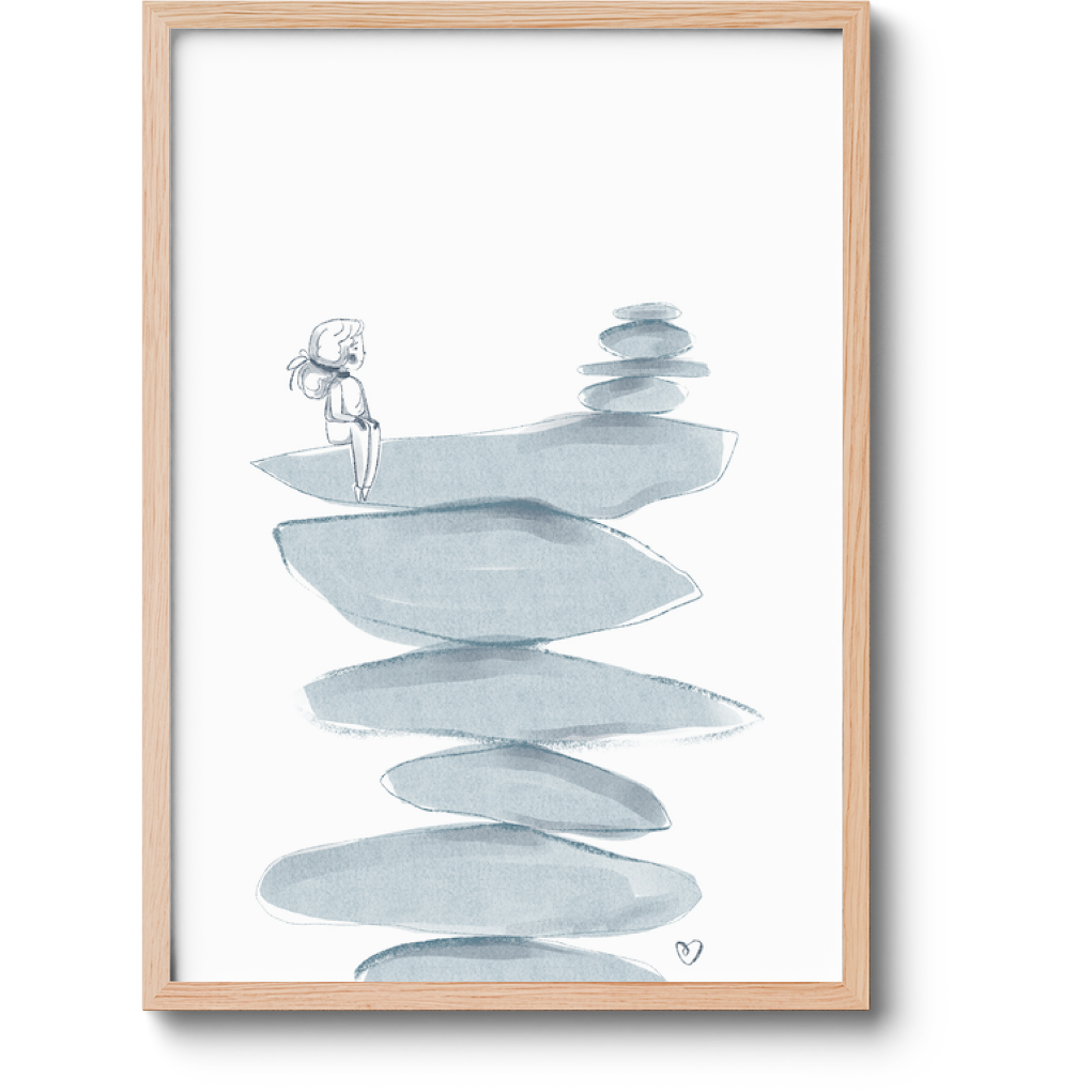 Balance with stones - Limited Print