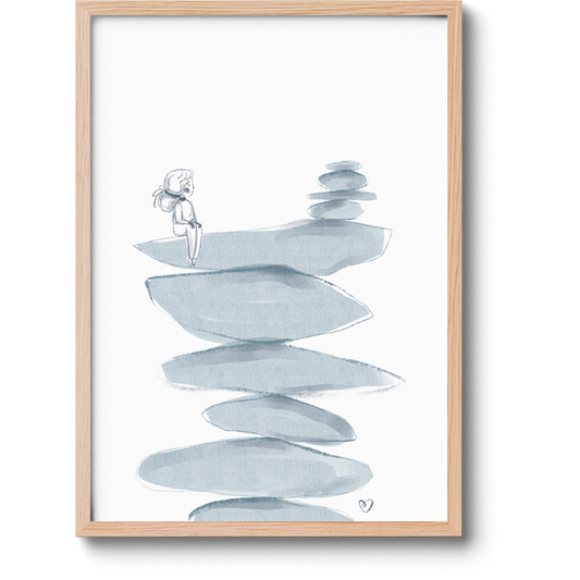 Balance with stones - Limited Print