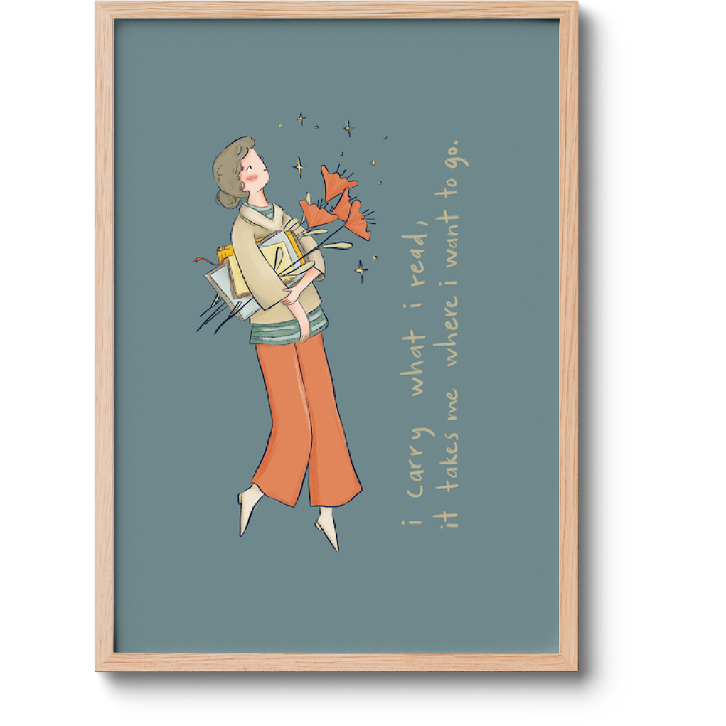 I carry what i read - Limited Print