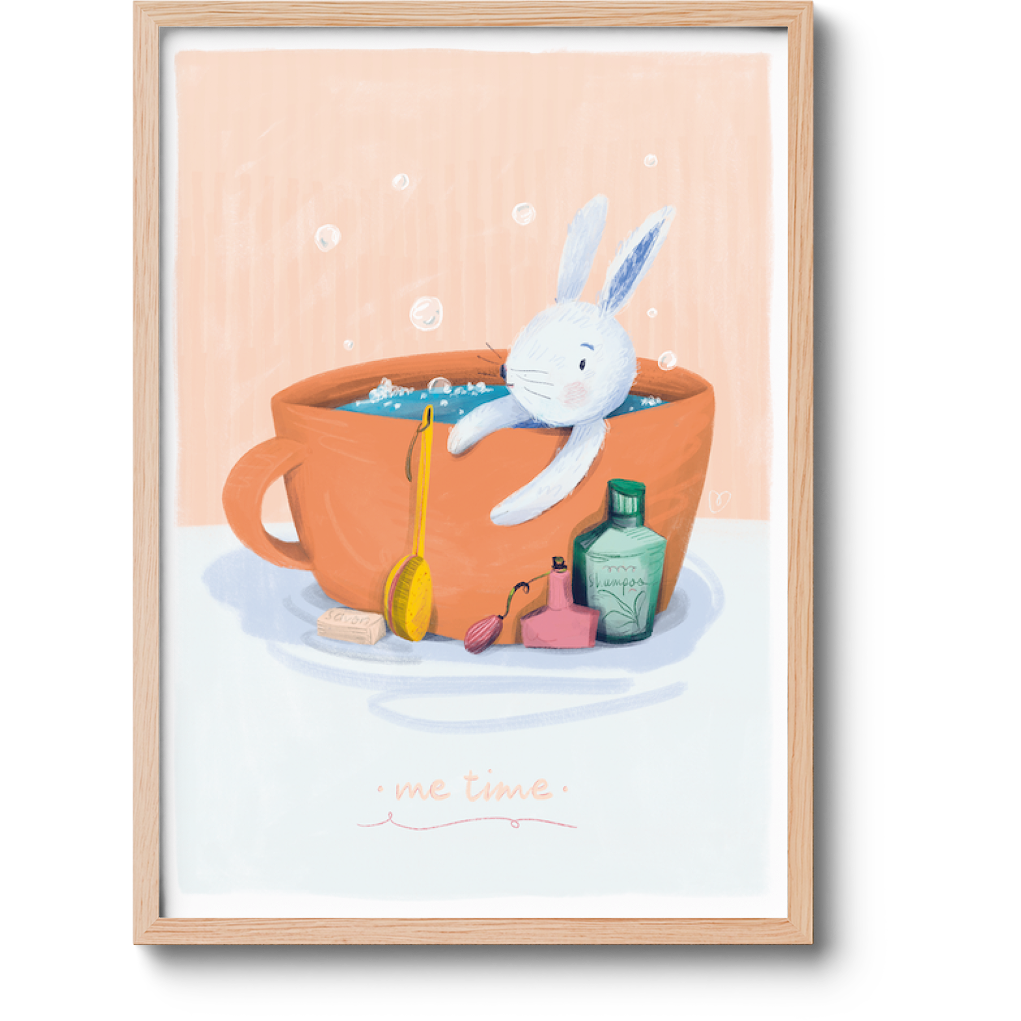 Me time rabbit - Limited Print