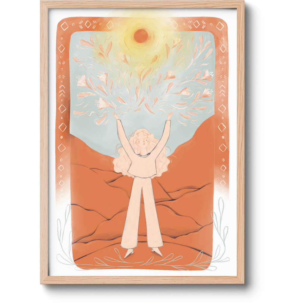Woman and Sun - Limited Print